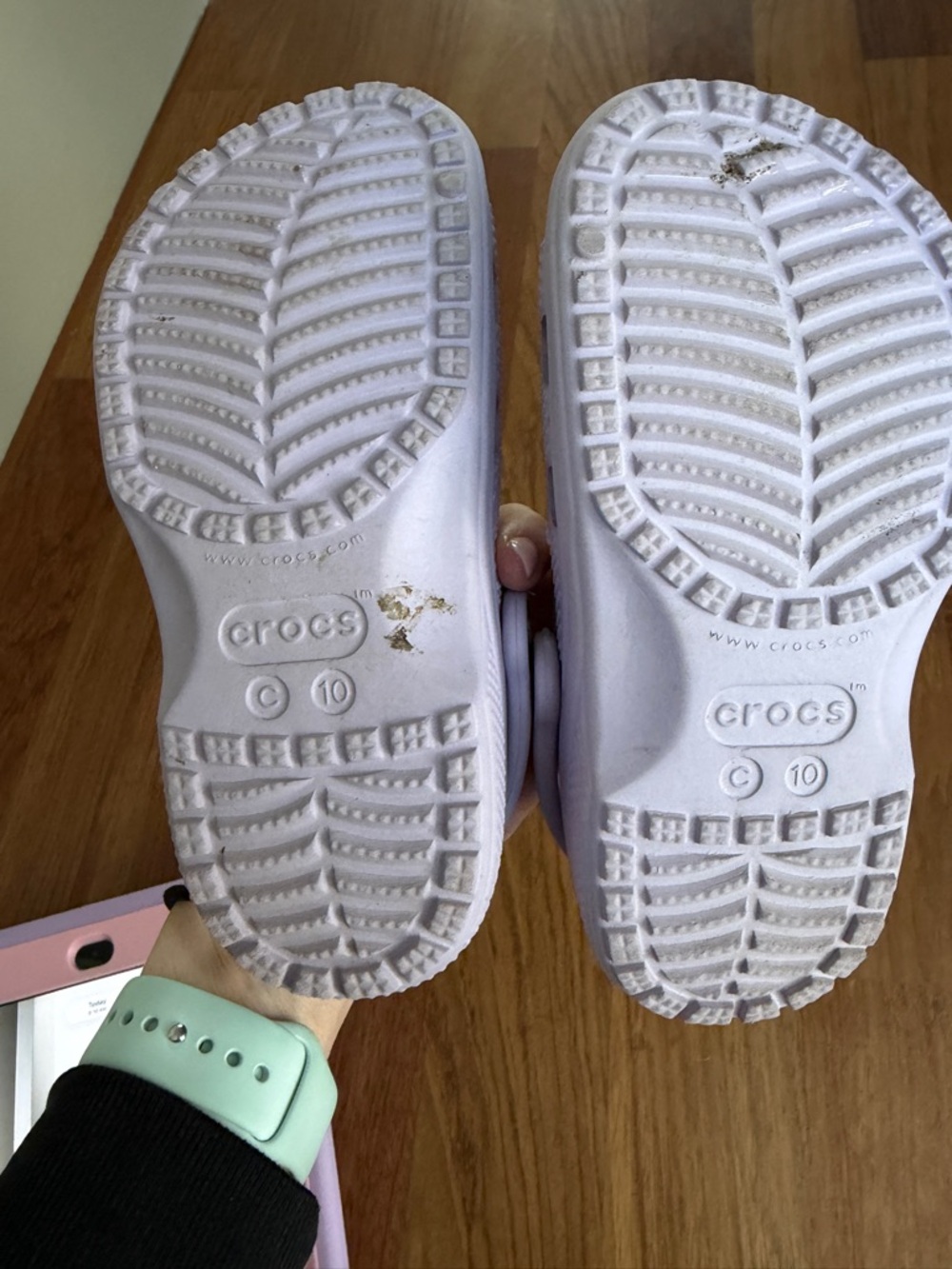 CROCS Kids Classic Clog in Lavender size 10C - Picture 3 of 4